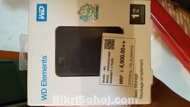 WD 1TB Portable Hard disk